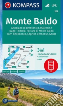 Cartina escursionistica n. 129. Monte Baldo. Con App libro