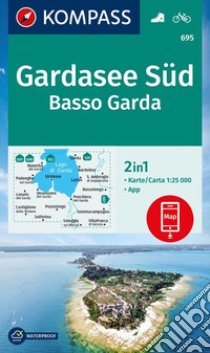 Carta escursionistica n. 695. Gardasee Süd, Basso Garda. Ediz. multilingue libro