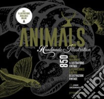 Animals: handmade illustrations libro di Escandell Joan