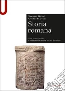 Storia romana libro di Geraci Giovanni; Marcone Arnaldo