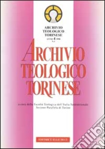 Archivio teologico torinese (1998) libro