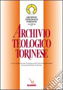 Archivio teologico torinese (2002) (1) libro