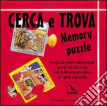 Cerca e trova. Memory puzzle. Scatola gioco libro di Vitali Franca