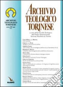 Archivio teologico torinese (2007) (2) libro