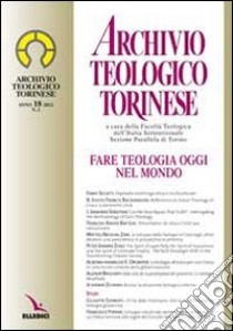 Archivio Teologico Torinese (2012) (2) libro