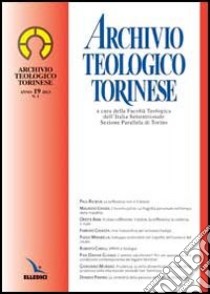 Archivio Teologico Torinese (2013) (1) libro