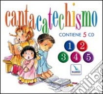 Cantacatechismo. Libretto con le parole dei canti. Con 5 CD Audio libro di Manente A. (cur.)