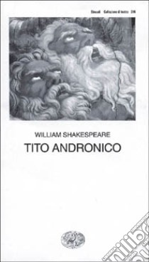 Tito Andronico libro di Shakespeare William