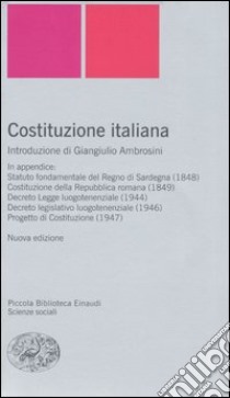 Costituzione italiana libro