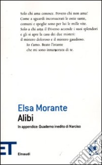 Alibi libro di Morante Elsa