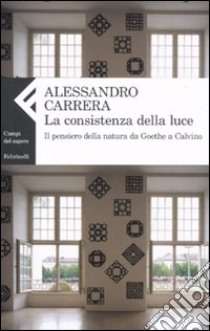 La Consistenza della luce. Il pensiero della natura da Goethe a Calvino libro di Carrera Alessandro