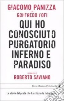 Qui ho conosciuto purgatorio, inferno e paradiso. La storia del prete che ha sfidato la 'ndrangheta libro di Panizza Giacomo; Fofi Goffredo