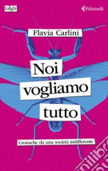 Noi vogliamo tutto. Cronache da una società indifferente libro di Carlini Flavia