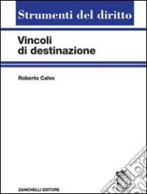 Vincoli di destinazione libro di Calvo Roberto