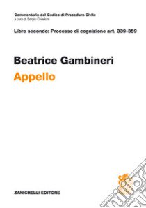 ART. 339-359. Appello libro di Gambineri Beatrice