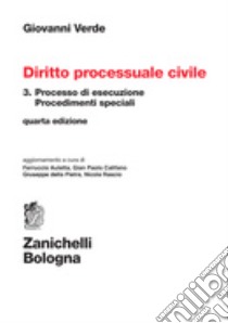 Diritto processuale civile libro di Verde Giovanni