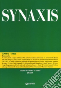 Quaderni di Synaxis. Vol. 3/5 libro