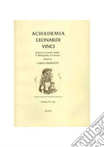 Achademia Leonardi Vinci (1993) libro di Pedretti C. (cur.)