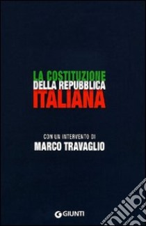 La Costituzione della Repubblica italiana libro