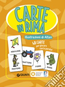 Carte in rima. 48 carte per giocare con le parole. Ediz. a colori. Con 48 Carte libro di Centro Salute Del Bambino (cur.)