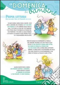 La Domenica dei bambini. Anno C. Dalla 11ª del tempo ordinario alla 23ª del tempo ordinario. 13 feste libro di Scarpa M. (cur.)