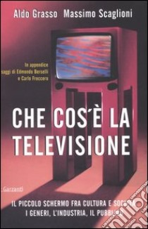 Che cos'è la televisione. Il piccolo schermo fra cultura e società: i generi, l'industria, il pubblico libro di Grasso Aldo; Scaglioni Massimo