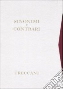 Sinonimi e contrari libro