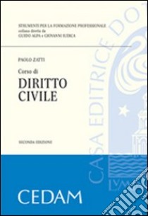 Corso di diritto civile libro di Zatti Paolo