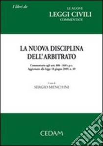 La nuova disciplina dell'arbitrato libro