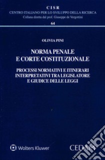 Norma penale e corte costituzionale libro di Pini Olivia