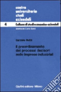 Modelli dimensionali d'impresa e sistemi industriali libro di Nanut Vladimir