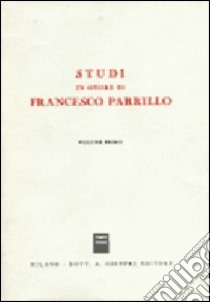 Studi in onore di Francesco Parrillo (1) libro