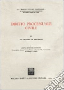 Diritto processuale civile. Vol. 3: Del processo di esecuzione libro di Zanzucchi Marco T.