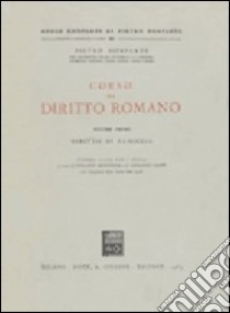 Corso di diritto romano (1) libro di Bonfante Pietro