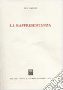 La rappresentanza libro di Natoli Ugo