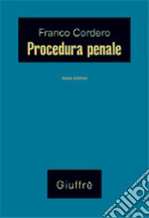 Procedura penale libro di Cordero Franco