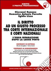 Il diritto ad un giusto processo tra Corte internazionale e corti nazionali. L'equa riparazione dopo la Legge Pinto. Con CD-ROM libro di Romano Giovanni - Parrotta Domenico A. - Lizza Egidio