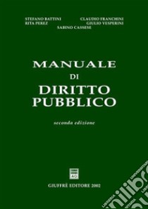 Manuale di diritto pubblico libro