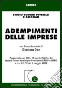 Adempimenti delle imprese libro