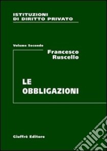 Istituzioni di diritto privato (2) libro di Ruscello Francesco