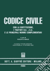 Codice civile. Con la Costituzione, i Trattati U.E e C.E. e le principali norme complementari. Aggiornato al 16 giugno 2003 libro