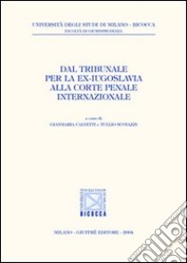 Dal Tribunale per la ex-Iugoslavia alla Corte penale internazionale libro di Calvetti G. (cur.); Scovazzi T. (cur.)