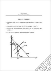 Economia del settore pubblico libro di Sobbrio Giuseppe