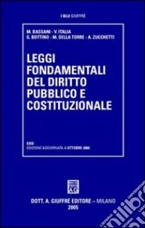 Leggi fondamentali del diritto pubblico e costituzionale libro