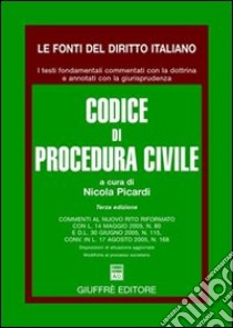 Codice di procedura civile libro di Picardi N. (cur.)