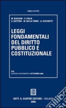 Leggi fondamentali del diritto pubblico e costituzionale libro