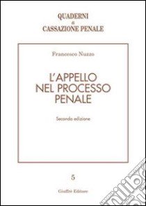 L'appello nel processo penale libro