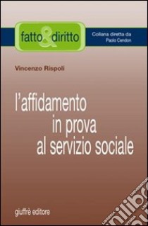 L'affidamento in prova al servizio sociale libro di Rispoli Vincenzo