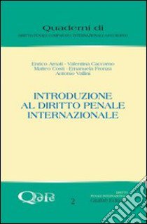 Introduzione al diritto penale internazionale libro