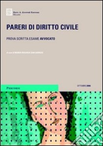 Pareri di diritto civile libro